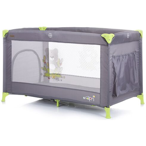 Patut pliabil Chipolino Capri graphite, Culoare: Gri, Dimensiuni: 120x60,poza 3  - ExclusivMAG.ro Patut pliabil Chipolino Capri graphite, Culoare: Gri, Dimensiuni: 120x60,poza 3