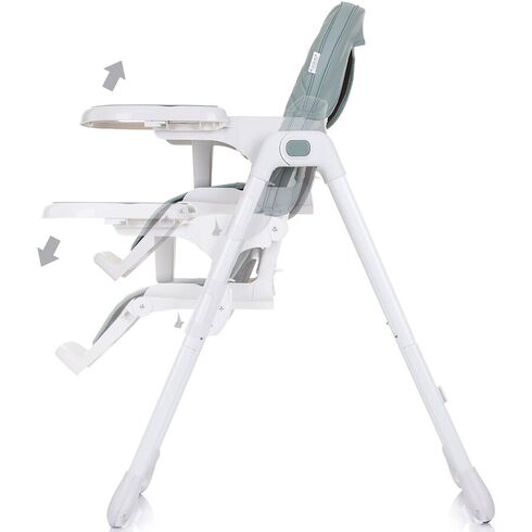 Scaun de masa Chipolino Eat Up aloe, Culoare: Blue,poza 5