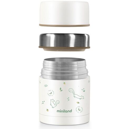 Termos mancare solida 600 ml Natur Chip Miniland, Culoare: Verde, Cantitate: 600ml,poza 2  - ExclusivMAG.ro Termos mancare solida 600 ml Natur Chip Miniland, Culoare: Verde, Cantitate: 600ml,poza 2