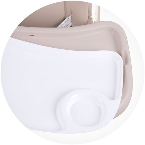 Scaun de masa cu sezut rotativ Chipolino Vision sand, Culoare: Crem,poza 9