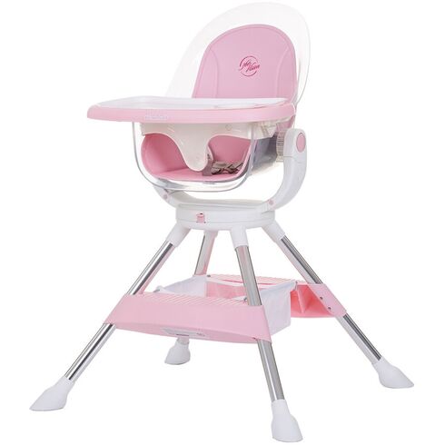 Scaun de masa cu sezut rotativ Chipolino Vision rose water, Culoare: Roz,poza 2