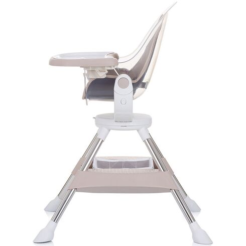 Scaun de masa cu sezut rotativ Chipolino Vision sand, Culoare: Crem,poza 4