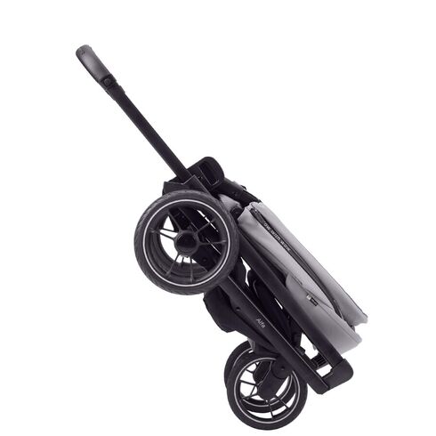 Carucior troller reversibil (max. 22 Kg) Carrello ALFA 2 in 1 Feather Grey, Culoare: Gri deschis, Model: 2 in 1,poza 12
