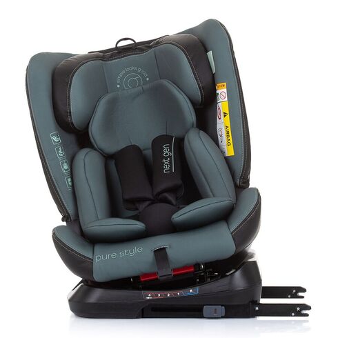 Scaun auto Chipolino Next Gen I-Size 40-150 cm aloe cu sistem Isofix, Culoare: Turcoaz, Grupa: 0-36kg (0 luni - 12 ani),poza 8
