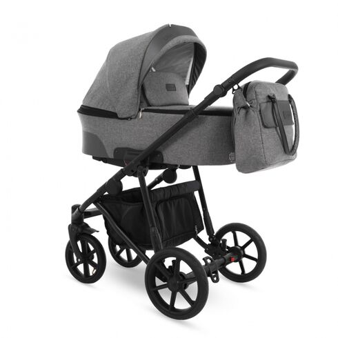 Carucior 3 in 1 Camarelo OLLIO 01, Culoare: Gri deschis