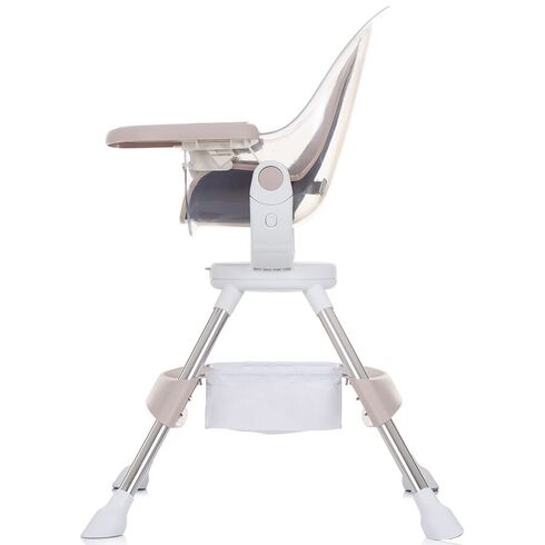 Scaun de masa cu sezut rotativ Chipolino Vision sand, Culoare: Crem,poza 7