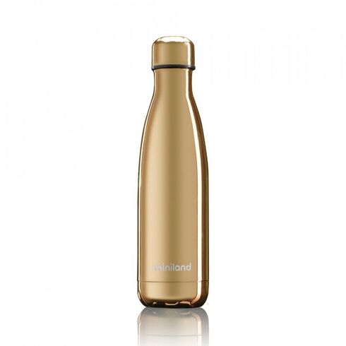 Sticla termos lichide Deluxe 500 ml Gold Miniland, Culoare: Galben, Cantitate: 500ml