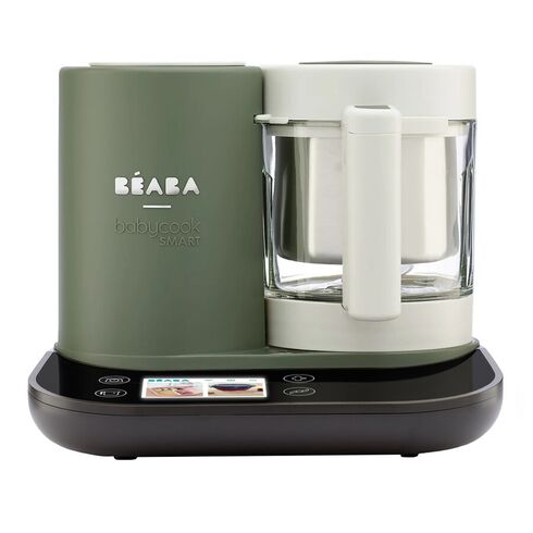 Robot Beaba Babycook Smart + Wi-Fi Grey Green, Culoare: Verde  - ExclusivMAG.ro