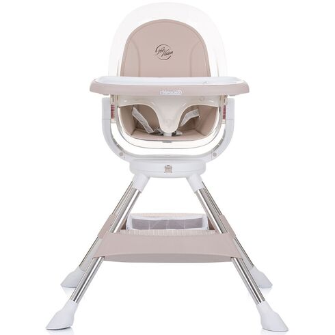 Scaun de masa cu sezut rotativ Chipolino Vision sand, Culoare: Crem,poza 3