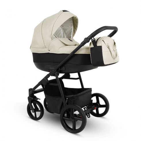 Carucior 3 in 1 Camarelo NAVO 06, Culoare: Crem