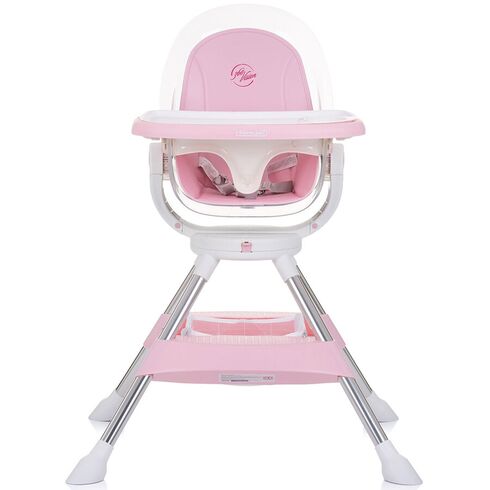 Scaun de masa cu sezut rotativ Chipolino Vision rose water, Culoare: Roz,poza 3