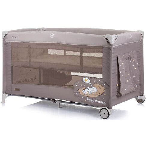 Patut pliabil Chipolino Ariel sand, Culoare: Crem, Dimensiuni: 120x60,poza 3