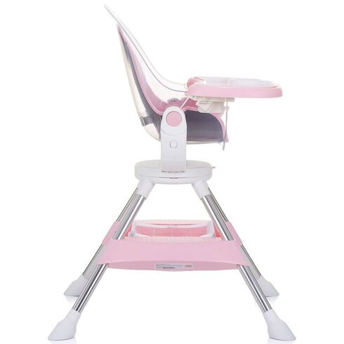 Scaun de masa cu sezut rotativ Chipolino Vision rose water, Culoare: Roz,poza 6