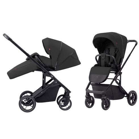 Carucior troller reversibil (max. 22 Kg) Carrello ALFA 2 in 1 Midnight Black, Culoare: Negru, Model: 2 in 1 - poza 4 - ExclusivMAG.ro