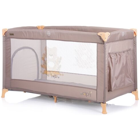 Patut pliabil Chipolino Capri sand, Culoare: Crem, Dimensiuni: 120x60,poza 3