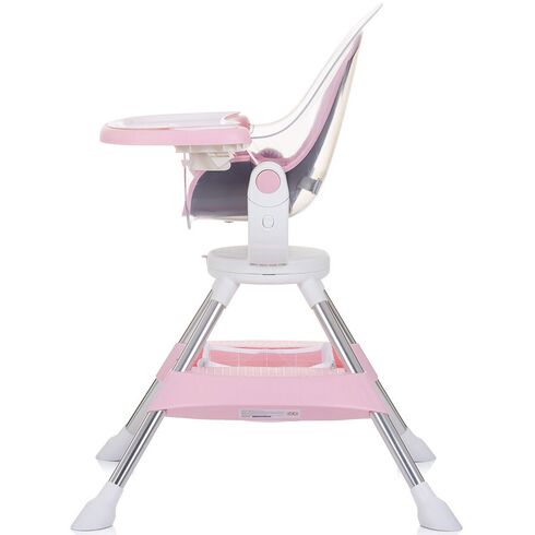 Scaun de masa cu sezut rotativ Chipolino Vision rose water, Culoare: Roz,poza 4