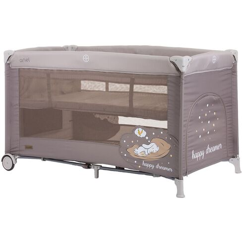 Patut pliabil Chipolino Ariel sand, Culoare: Crem, Dimensiuni: 120x60