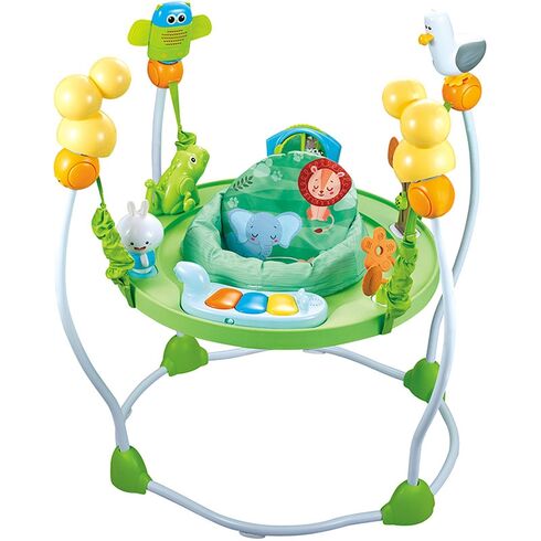 Centru de activitati Chipolino Jump&Play green, Culoare: Verde