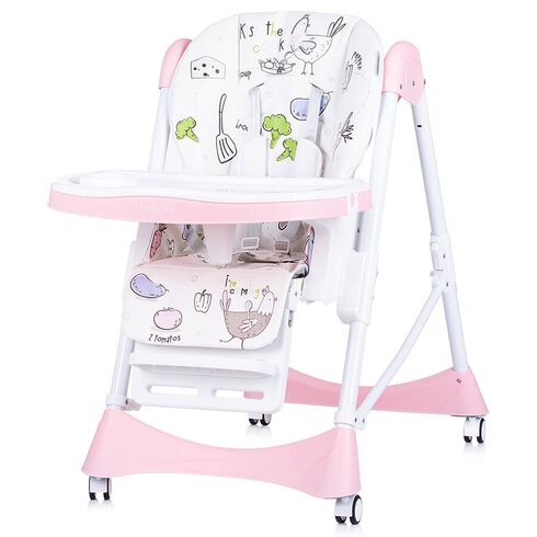 Scaun de masa Chipolino Bambino rose water, Culoare: Roz,poza 3