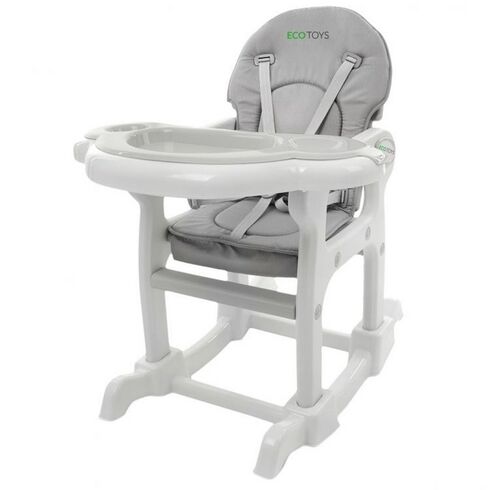 Scaun de masa 3 in 1 Ecotoys HC-223 Gri, Culoare: Gri,poza 5