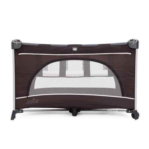 Patut pliant cu 2 niveluri Joie Allura Lite 120 cm, Black Ink,poza 3