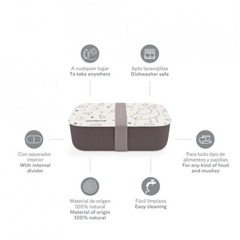 Cutiuta pentru gustari Chick Miniland, Culoare: Mov,poza 2