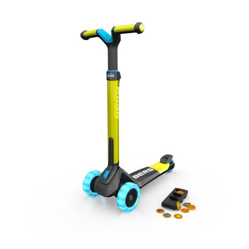 Trotineta BERG Nexo Lime Pliabila cu Lumini si Magnet, Culoare: Verde