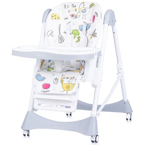 Scaun de masa Chipolino Bambino glacier, Culoare: Gri,poza 3