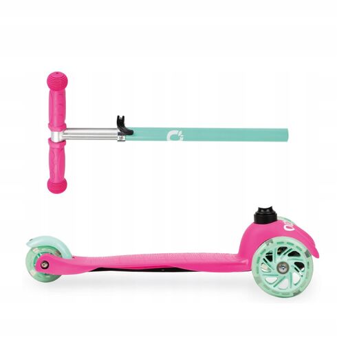 Trotineta cu 3 roti, QKIDS, LUMIS Turquoise, Culoare: Turcoaz - poza 4 - ExclusivMAG.ro