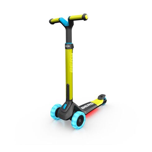 Trotineta BERG Nexo Lime Pliabila cu Lumini LED, Culoare: Verde