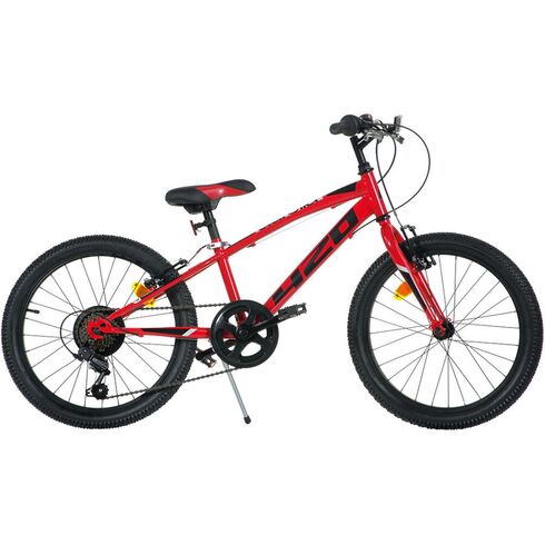 Bicicleta copii Dino Bikes 20' MTB baieti Sport rosu cu 6 viteze, Culoare: Rosu, Dimensiuni: 20 inch,poza 2