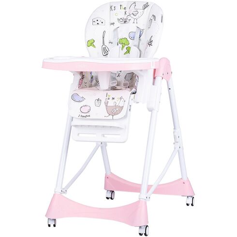 Scaun de masa Chipolino Bambino rose water, Culoare: Roz,poza 2
