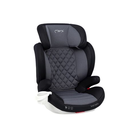 Scaun auto cu isofix Quick Fix, Momi, 15-36Kg, Black, Culoare: Negru, Grupa: 15-36kg (4 ani - 12 ani)