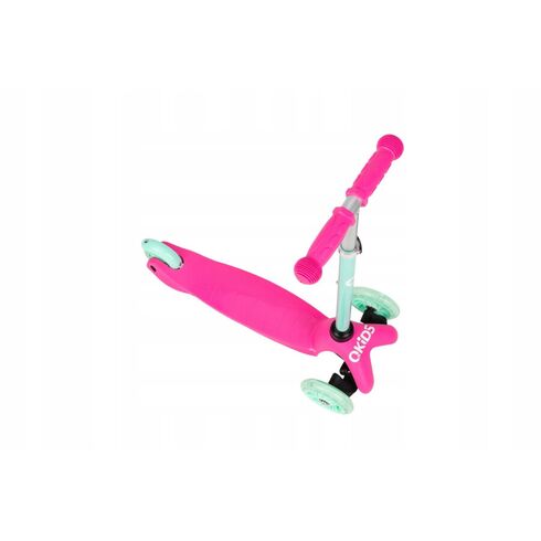Trotineta cu 3 roti, QKIDS, LUMIS Turquoise, Culoare: Turcoaz - poza 5 - ExclusivMAG.ro