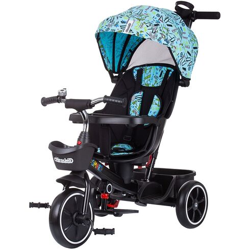 Tricicleta Chipolino Smart cu sezut reversibil blue, Culoare: Blue