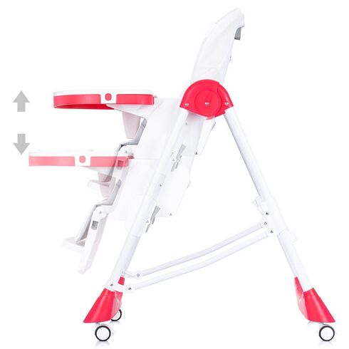 Scaun de masa Chipolino Bambino poppy, Culoare: Rosu,poza 5