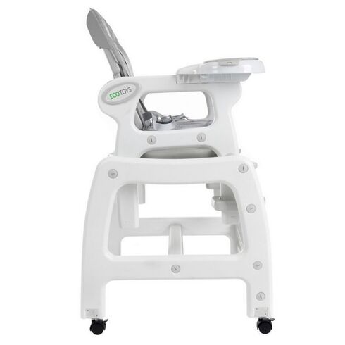 Scaun de masa 3 in 1 Ecotoys HC-223 Gri, Culoare: Gri,poza 3