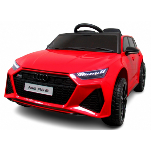 Masinuta electrica cu telecomanda Audi RS6 R-Sport - Rosu, Culoare: Rosu, Capacitate acumulator: 12V,poza 2