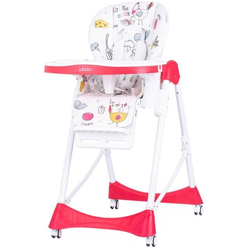 Scaun de masa Chipolino Bambino poppy, Culoare: Rosu,poza 2