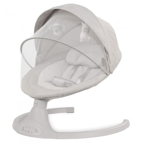 Leagan electric 2 in 1 Kidwell Luxi - Light Melange, Culoare: Gri deschis,poza 3  - ExclusivMAG.ro Leagan electric 2 in 1 Kidwell Luxi - Light Melange, Culoare: Gri deschis,poza 3