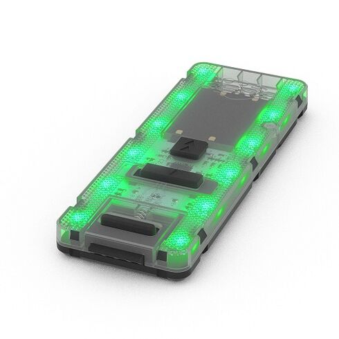 Trotineta BERG Nexo Albastru Pliabila cu Lumini LED, Culoare: Albastru,poza 3