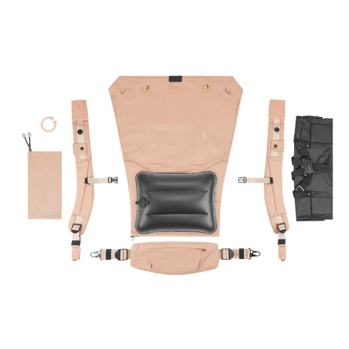 Babymoov - Moov & Boost Sistem de purtare transformabil in Booster, Bej, Culoare: Bej,poza 3