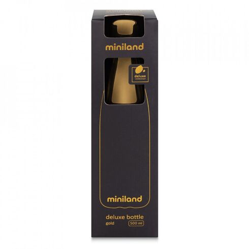 Sticla termos lichide Deluxe 500 ml Gold Miniland, Culoare: Galben, Cantitate: 500ml,poza 2