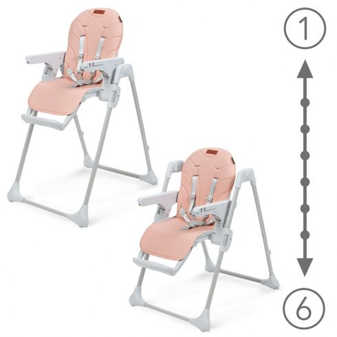 Scaun de masa multifunctional Kidwell BENO Pink, Culoare: Roz,poza 6  - ExclusivMAG.ro Scaun de masa multifunctional Kidwell BENO Pink, Culoare: Roz,poza 6