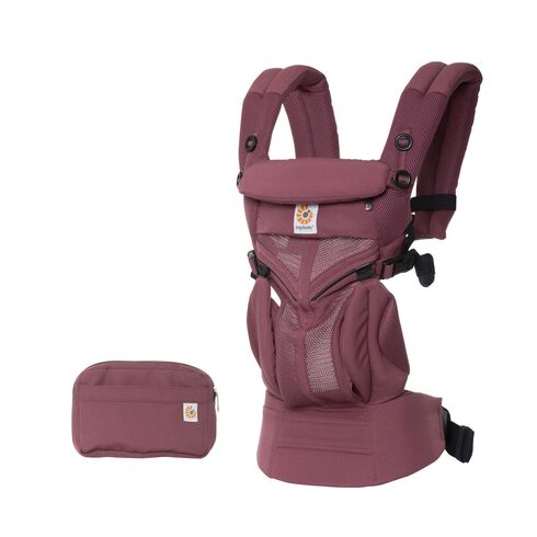 Marsupiu Omni 360 Cool Air Mesh Plum Ergobaby,poza 2  - ExclusivMAG.ro Marsupiu Omni 360 Cool Air Mesh Plum Ergobaby,poza 2