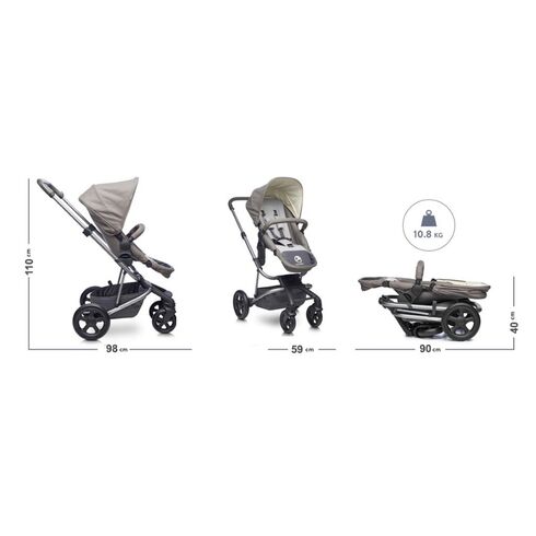 Carucior Easywalker Harvey2 Ocean Blue, Culoare: Blue,poza 4