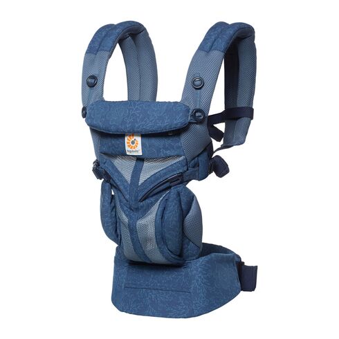 Marsupiu Omni 360 Cool Air Mesh Blue Blooms Ergobaby - poza 3 - ExclusivMAG.ro