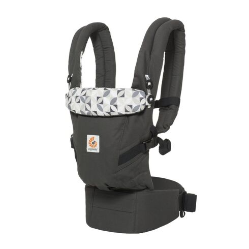 Marsupiu Adapt Graphic Grey 0 luni+ Ergobaby - poza 2 - ExclusivMAG.ro