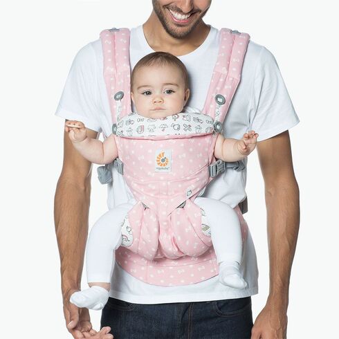 Marsupiu Omni 360 Hello Kitty Play Time Ergobaby, Culoare: Roz,poza 2