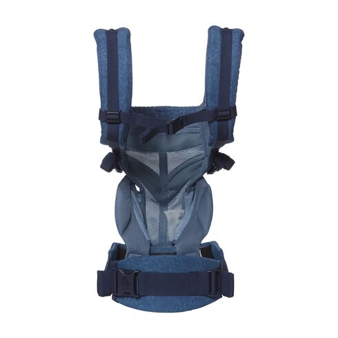 Marsupiu Omni 360 Cool Air Mesh Blue Blooms Ergobaby - poza 2 - ExclusivMAG.ro